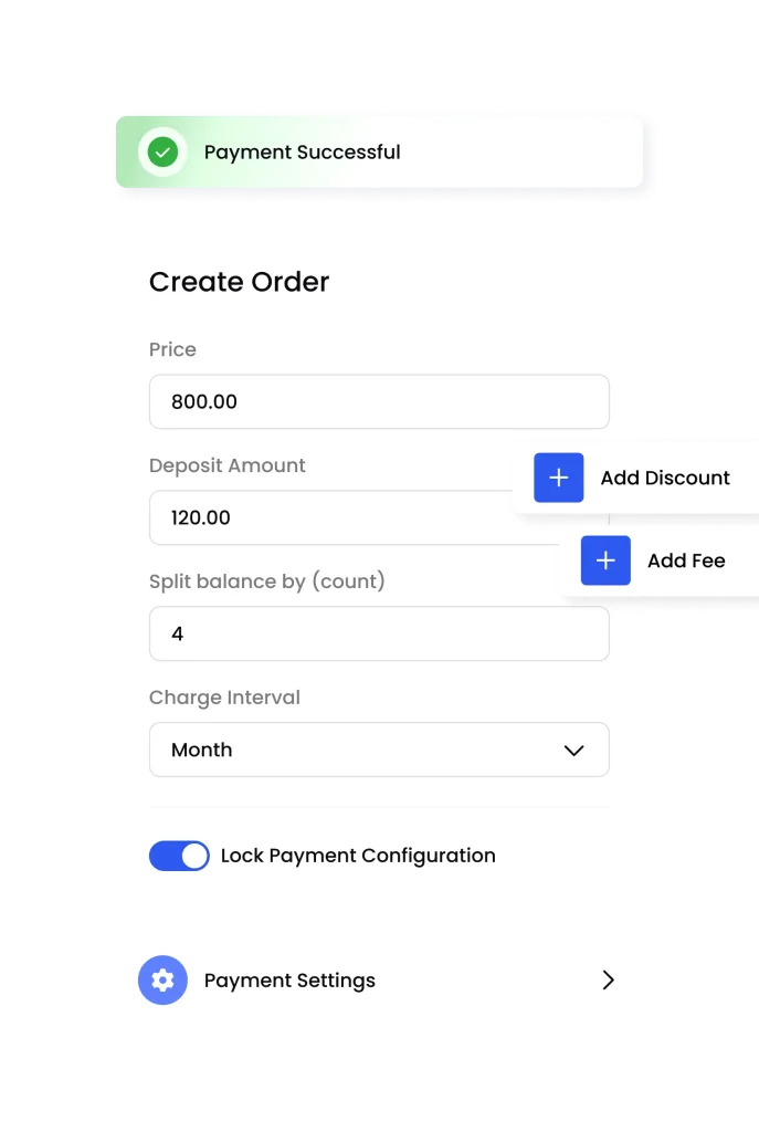 Flexible Billing Platform – Deposits, Instalments & Usage Made Simple